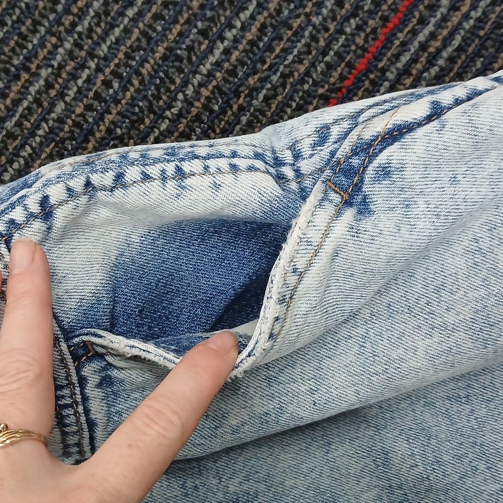 Blank NYC Denim Skirt Overalls Light Wash | Size 27" - Picture 5 of 7